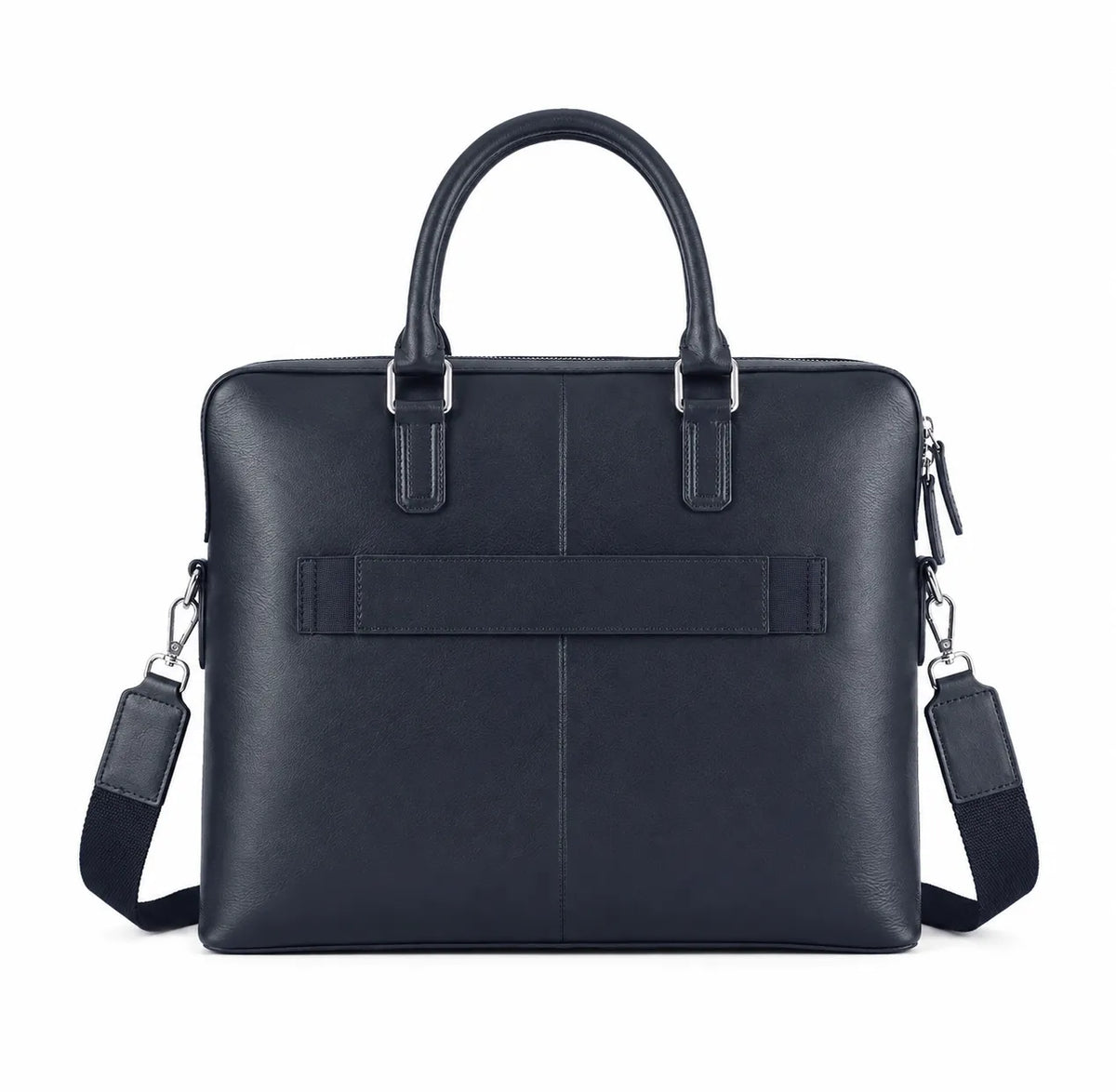 Black Mens Leather Laptop office Bag -Travel bag -Sling Bag- Executive Black Bag -Oxhide CR011