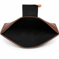Oxhide Premium Leather Tablet Sleeve - Ipad 10.9, ipad 12.9 IPAD Mini /Macbook 13-14-15-16- Brown