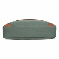 Canvas leather Office Bag for Men - Canvas Laptop Bag Men - Leather Briefcase for Men - Messenger Bag for Men -J0043
