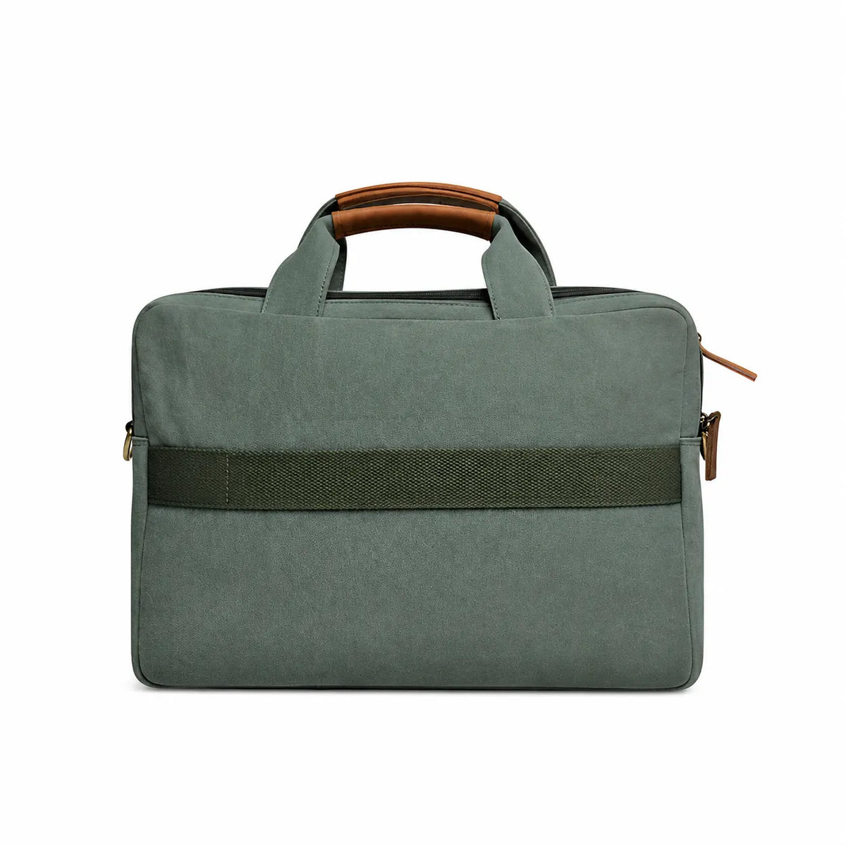 Canvas leather Office Bag for Men - Canvas Laptop Bag Men - Leather Briefcase for Men - Messenger Bag for Men -J0043