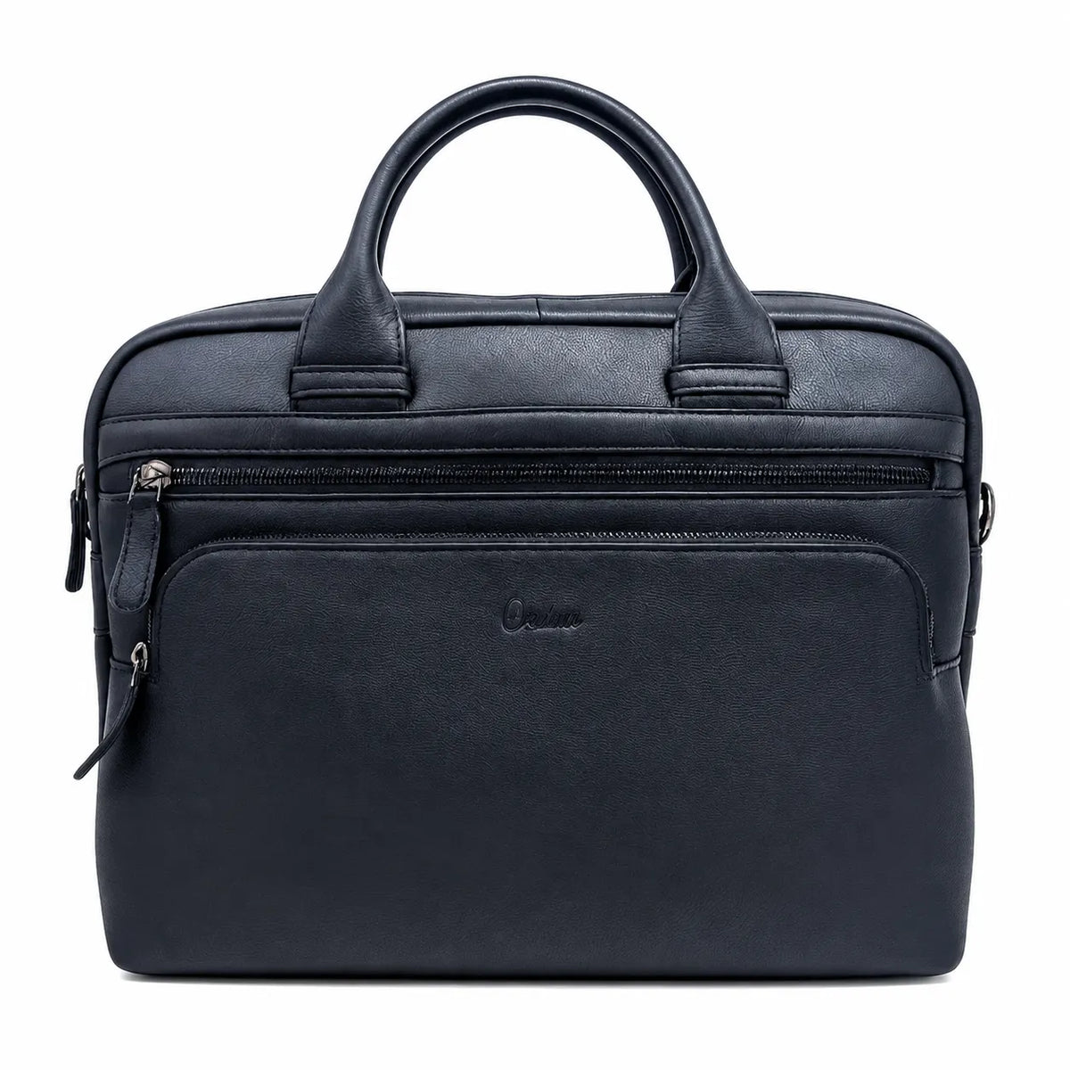 Leather Laptop Bag for Men - Full Grain Leather messenger Bag -Mens Laptop Bag Black - Oxhide SD14