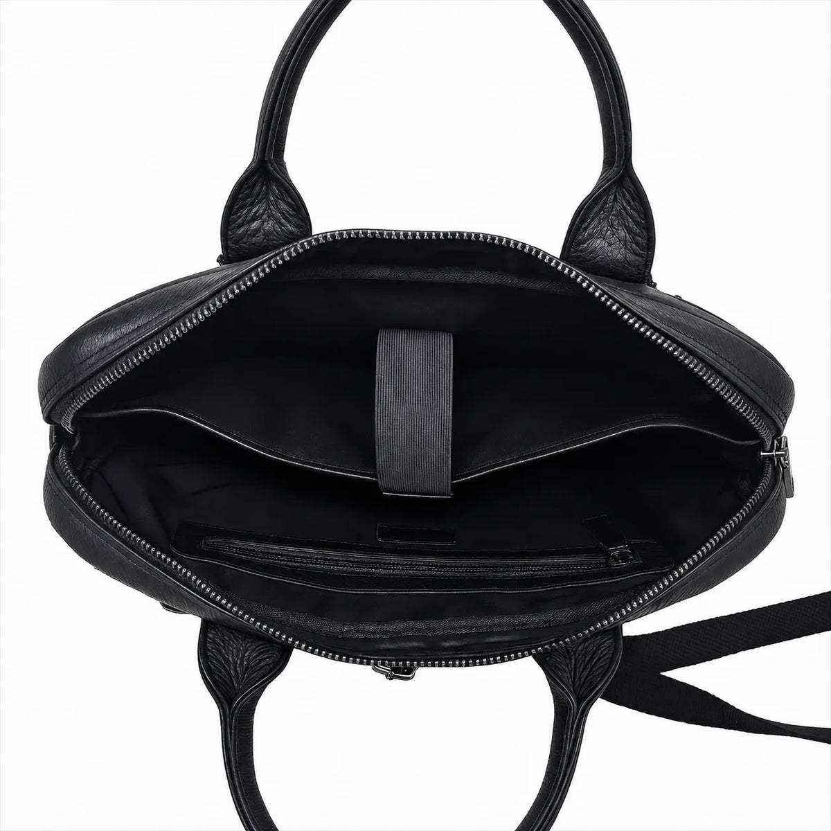 Leather Laptop Bag for Men - Full Grain Leather messenger Bag -Mens Laptop Bag Black - Oxhide SD14