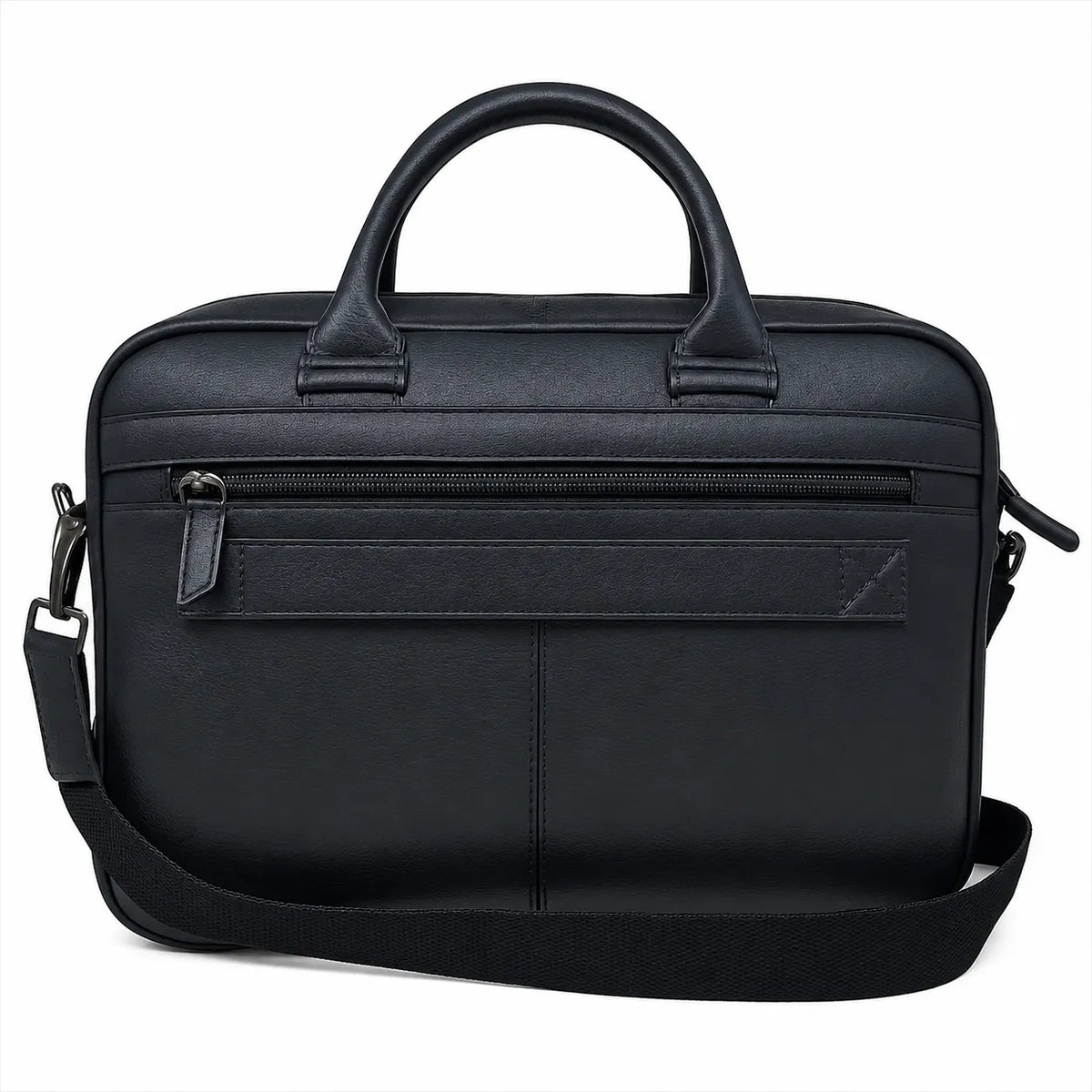 Leather Laptop Bag for Men - Full Grain Leather messenger Bag -Mens Laptop Bag Black - Oxhide SD14