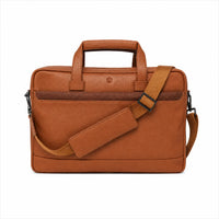 Oxhide Vintage Mens Leather Laptop office Bag -Executive Brown - J0068