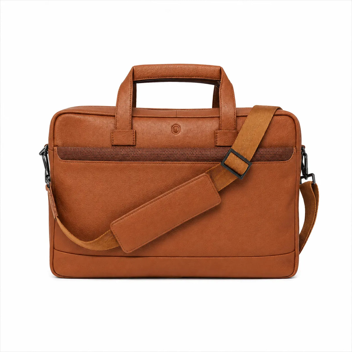 Oxhide Vintage Mens Leather Laptop office Bag -Executive Brown - J0068