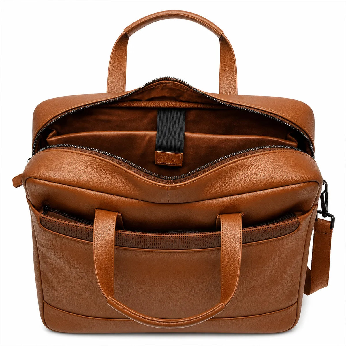Oxhide Vintage Mens Leather Laptop office Bag -Executive Brown - J0068