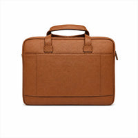 Oxhide Vintage Mens Leather Laptop office Bag -Executive Brown - J0068