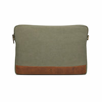 Canvas leather Laptop Bag for Men - Canvas Laptop Bag Men - Messenger Bag for Men - Men's Handbag Casual Leather - Oxhide J0042