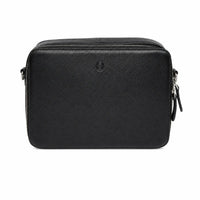 Premium Leather Messenger Bag - Full Grain Leather Sling Bag - Leather Bag for Men -J0081 BLK