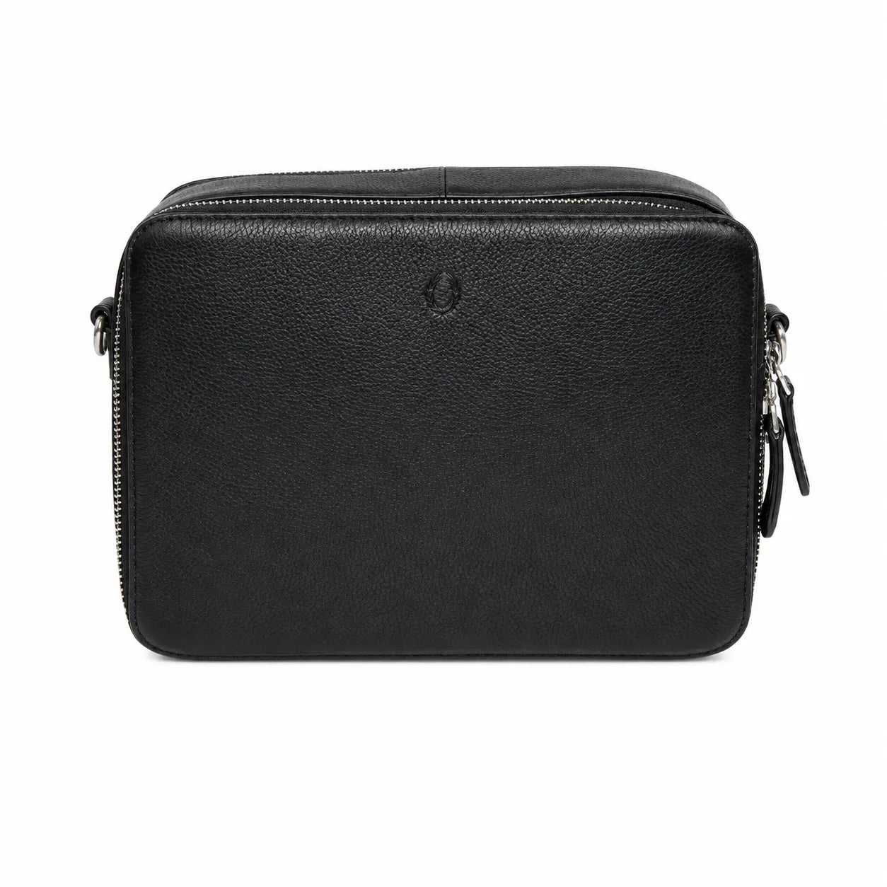 Premium Leather Messenger Bag - Full Grain Leather Sling Bag - Leather Bag for Men -J0081 BLK