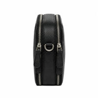 Premium Leather Messenger Bag - Full Grain Leather Sling Bag - Leather Bag for Men -J0081 BLK