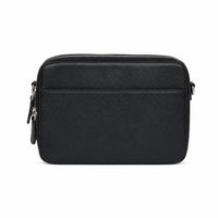 Premium Leather Messenger Bag - Full Grain Leather Sling Bag - Leather Bag for Men -J0081 BLK