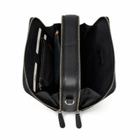 Premium Leather Messenger Bag - Full Grain Leather Sling Bag - Leather Bag for Men -J0081 BLK