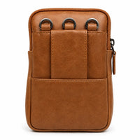 Belt Pouch - Leather Belt Pouch For Men - Small Leather Pouch -  Leather Bag - J0070 Brown