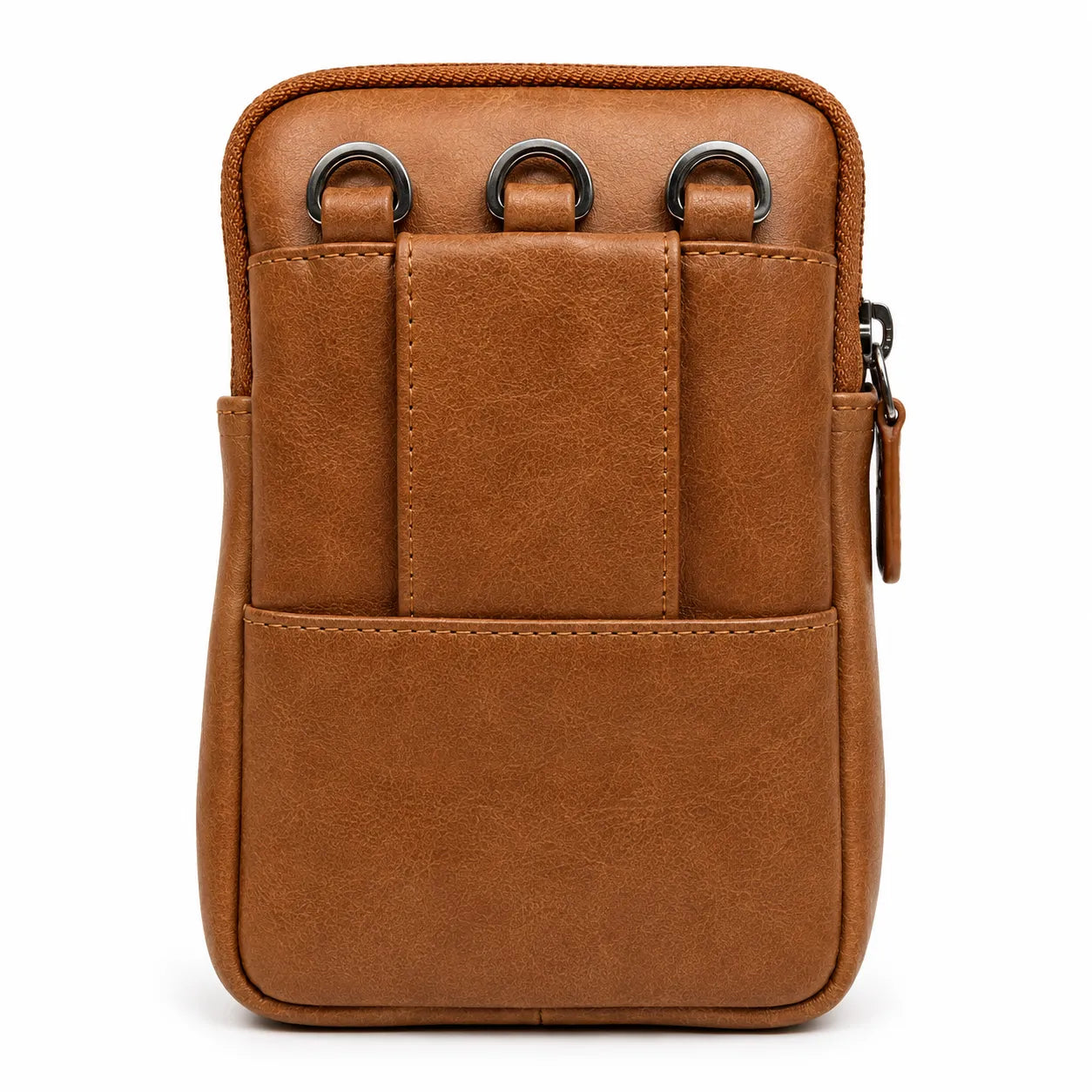 Belt Pouch - Leather Belt Pouch For Men - Small Leather Pouch -  Leather Bag - J0070 Brown