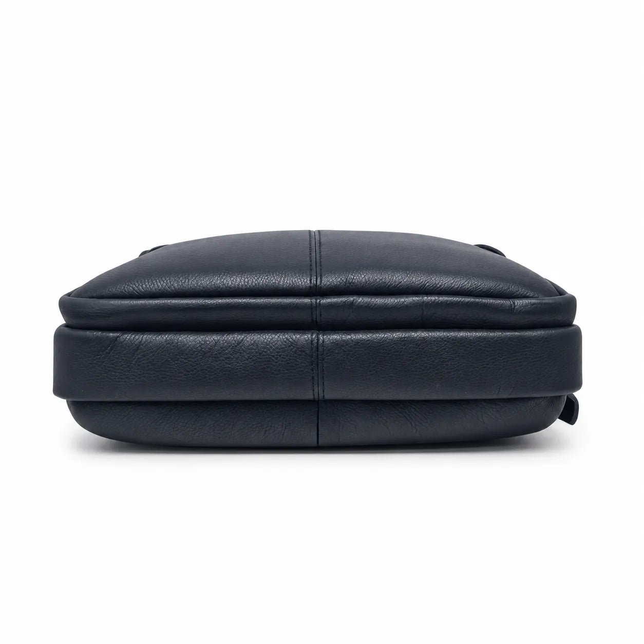 Leather Messenger Bag - Full Grain Leather Sling Bag - Vintage Leather Messenger Black Bag- Oxhide J0072 Black