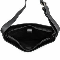 Leather Messenger Bag - Full Grain Leather Sling Bag - Vintage Leather Messenger Black Bag- Oxhide J0072 Black