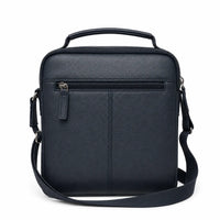 Leather Messenger Bag - Full Grain Leather Sling Bag - Vintage Leather Messenger Black Bag- Oxhide J0072 Black