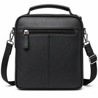 Leather Messenger Bag - Full Grain Leather Sling Bag - Vintage Leather Messenger Black Bag- Oxhide J0072 Black