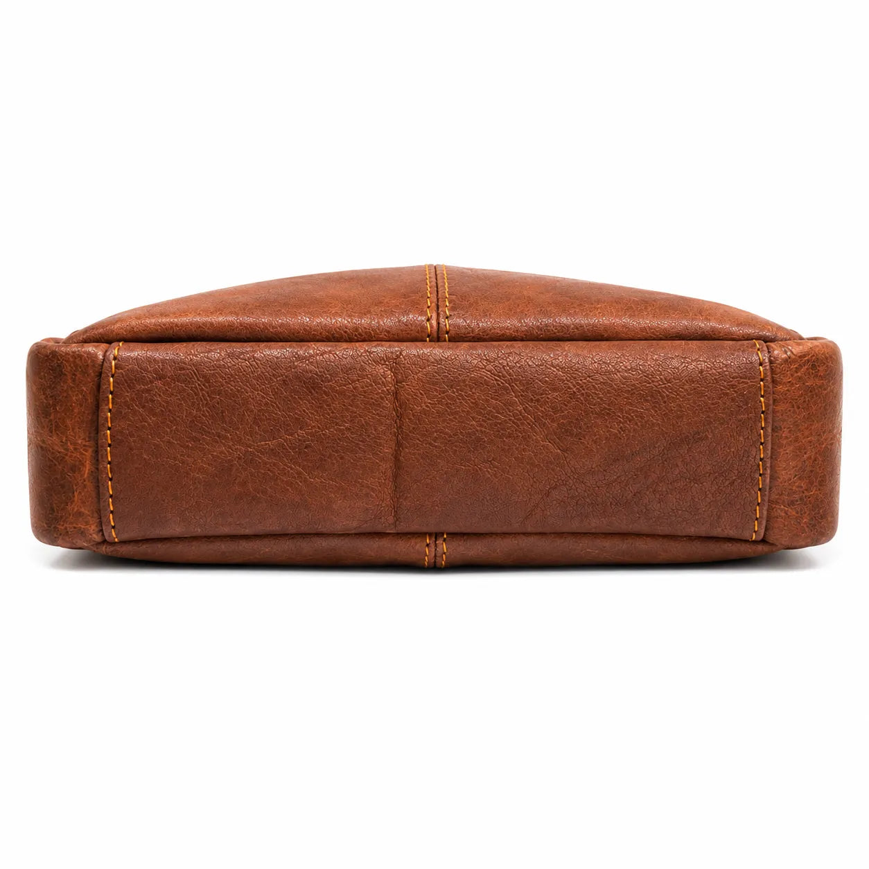 Leather Messenger Bag - Full Grain Leather Sling Bag -Leather Sling Bag for Men Brown  - Oxhide J0049