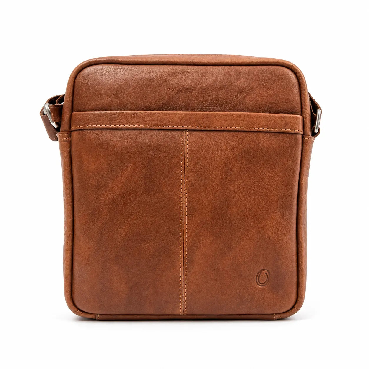 Leather Messenger Bag - Full Grain Leather Sling Bag -Leather Sling Bag for Men Brown  - Oxhide J0049