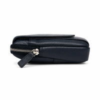 Belt Pouch - Leather Belt Pouch For Men - Small Leather Pouch -  Leather Bag - J0070 Black