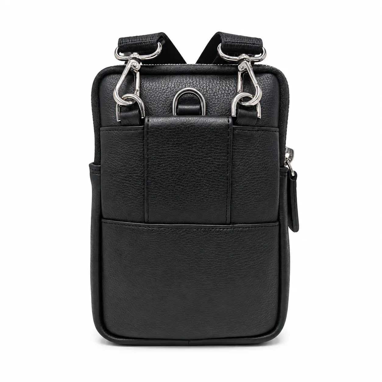 Belt Pouch - Leather Belt Pouch For Men - Small Leather Pouch -  Leather Bag - J0070 Black