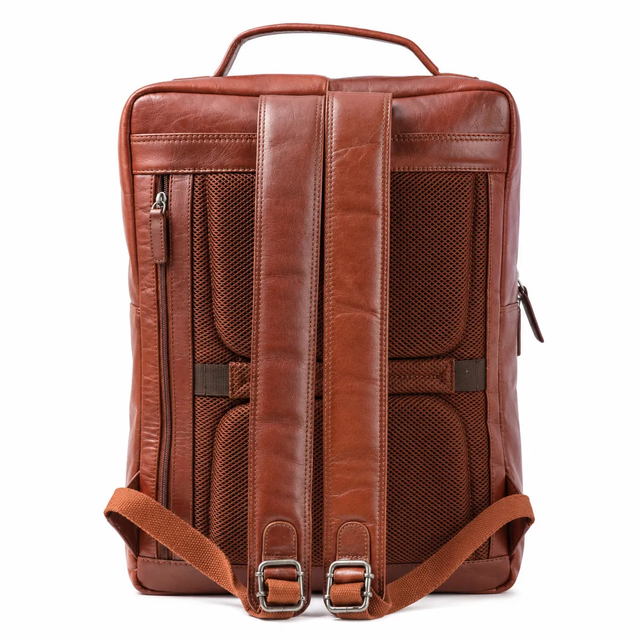 Oxhide Leather Backpack - Full Grain Leather Backpack Brown Laptop Backpack -SD01