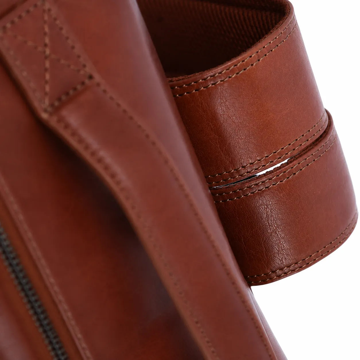 Oxhide Leather Backpack - Full Grain Leather Backpack Brown Laptop Backpack -SD01