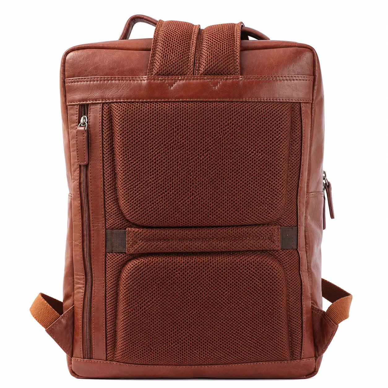 Oxhide Leather Backpack - Full Grain Leather Backpack Brown Laptop Backpack -SD01