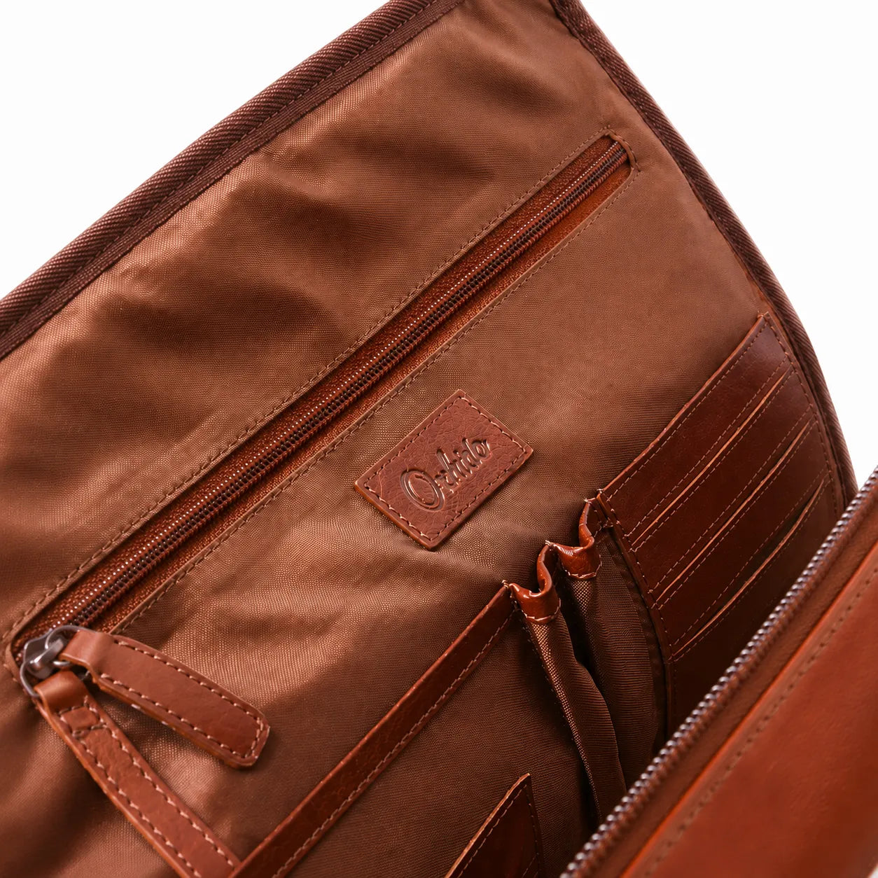 Oxhide Leather Backpack - Full Grain Leather Backpack Brown Laptop Backpack -SD01