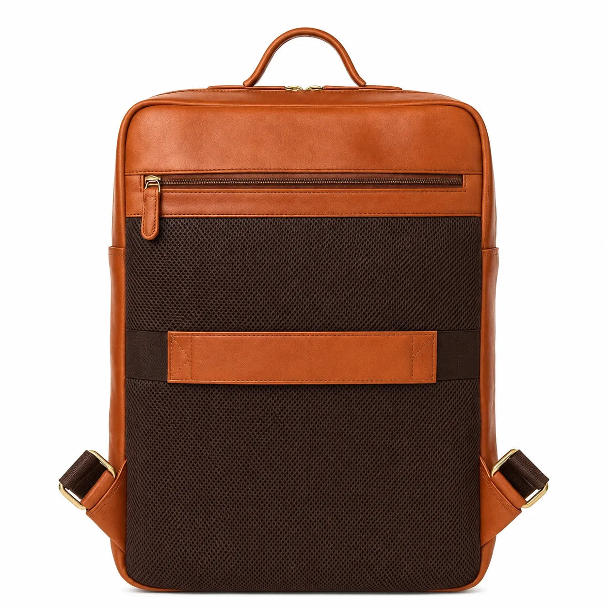 Leather Backpack - Full Grain Leather Backpack - Leather Rucksack - Leather Laptop Backpack for Men - Backpack Vintage Oil Leather Brown - Oxhide Small Adventure VIN1003