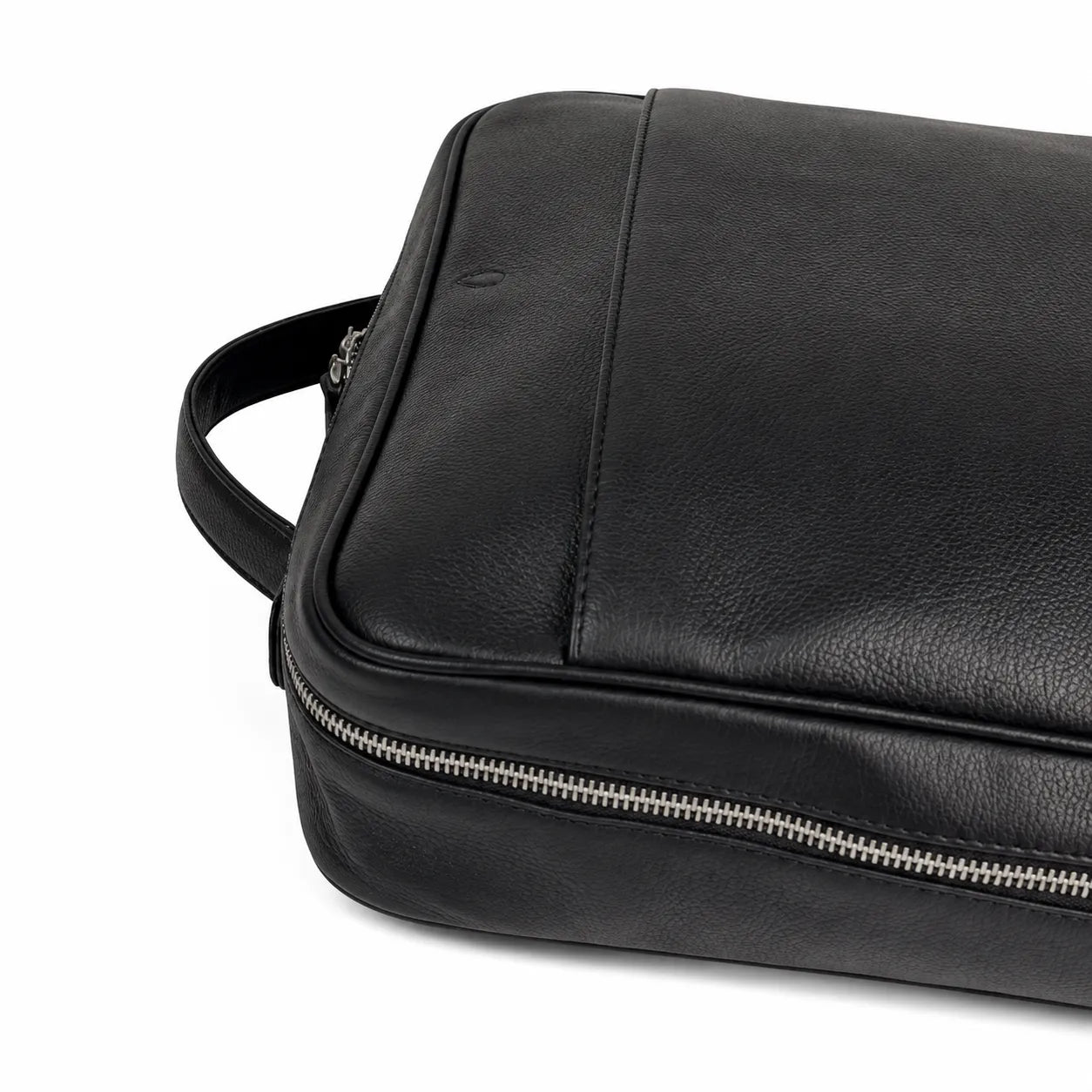Full Grain Leather Backpack - Leather Rucksack - Leather Laptop Backpack for Men- Oxhide BLACK J0080