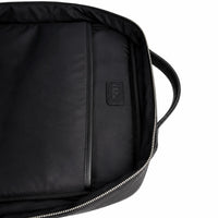 Full Grain Leather Backpack - Leather Rucksack - Leather Laptop Backpack for Men- Oxhide BLACK J0080
