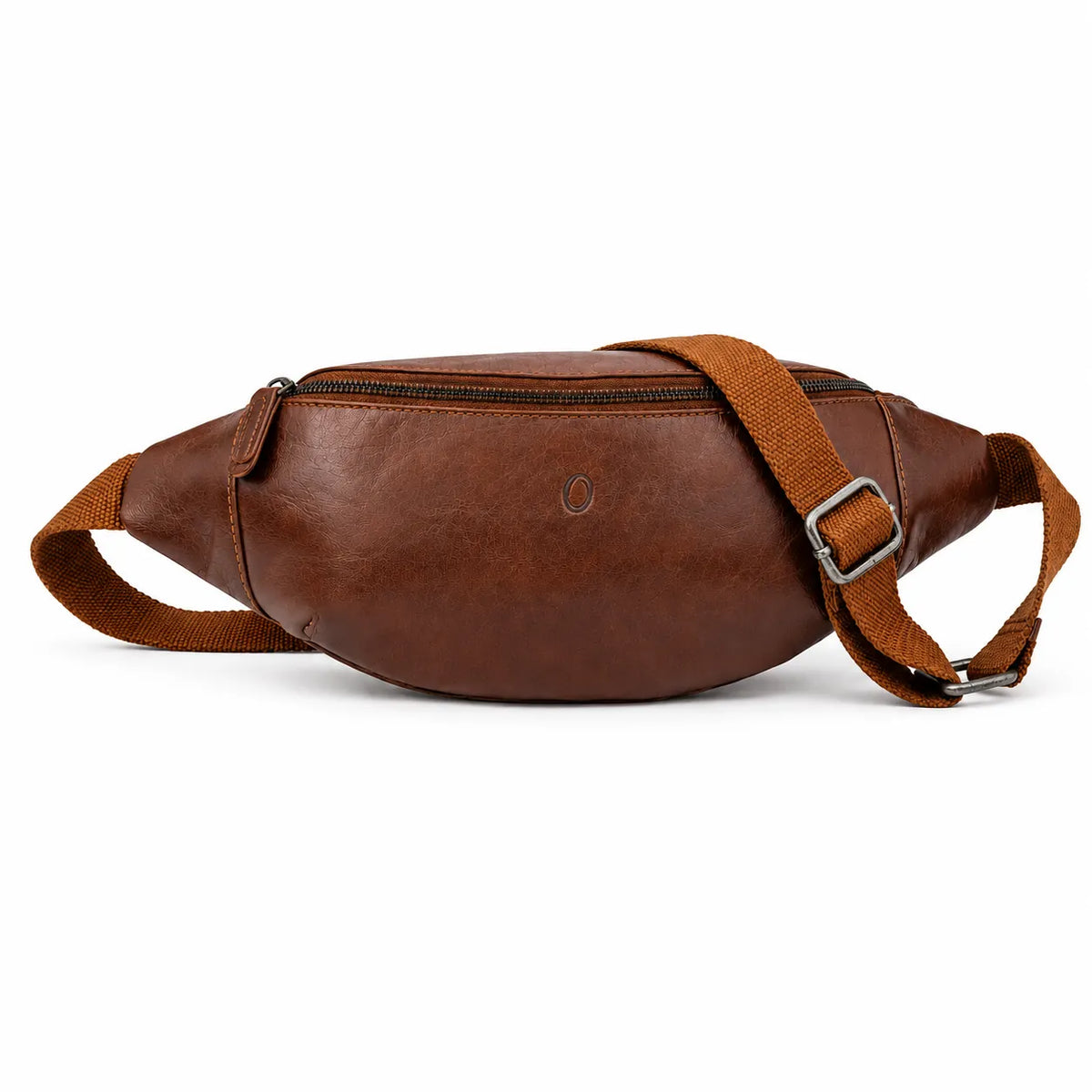 Leather Bum bag  waist  Pouch For Men - Small Leather Pouch - Cross Body Bag -SD02 Brown
