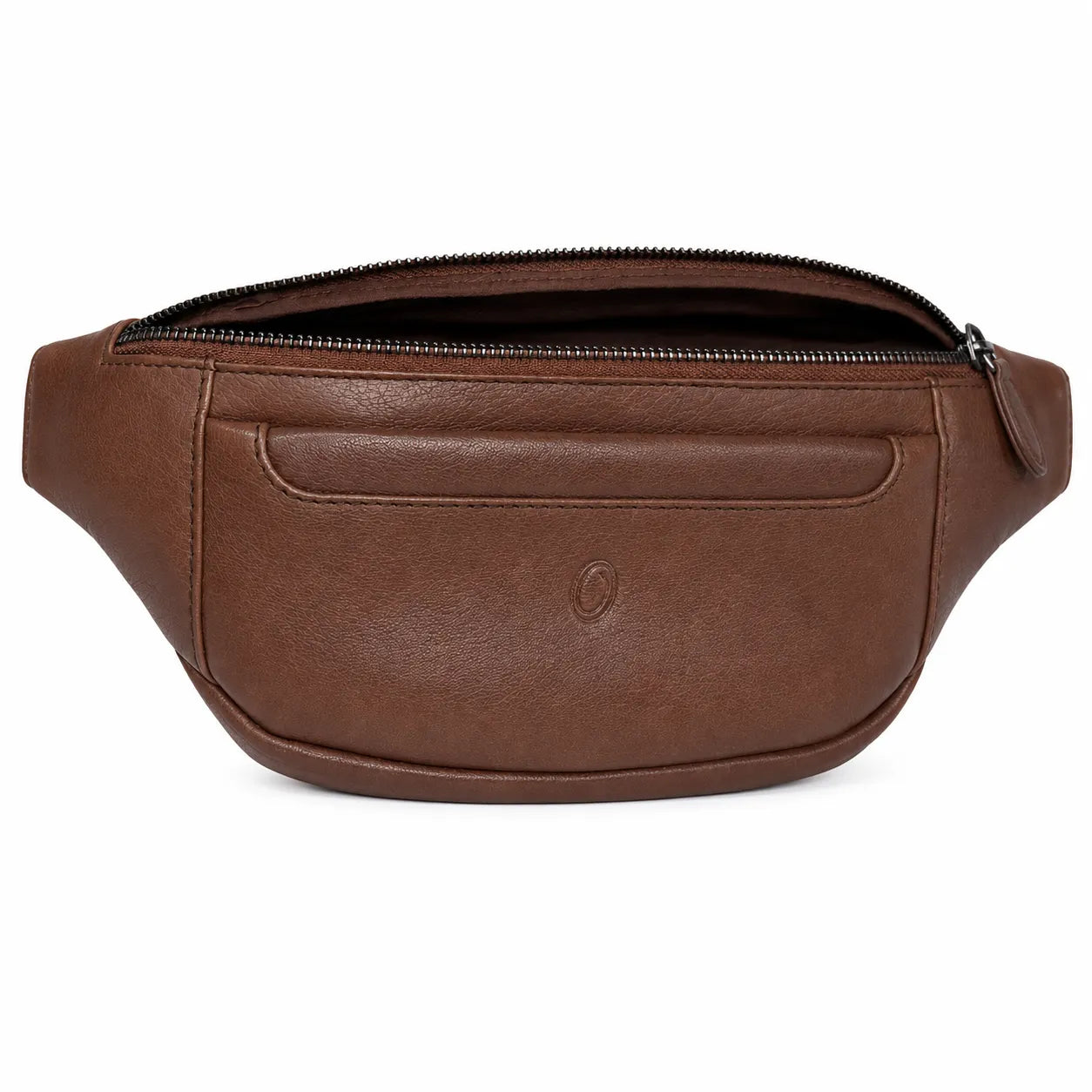 Leather Bum bag waist Pouch For Men - Small Leather Pouch - Cross Body Bag -J0082 BROWN