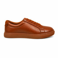 Brown Leather Casual Sneakers-BOM-NEWTON3-TAN