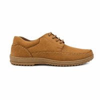 Leather Lace-Up Shoes-TR-6514 Tan