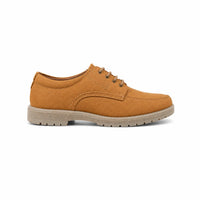 Leather Lace-Up Shoes -TR 2704 Tan