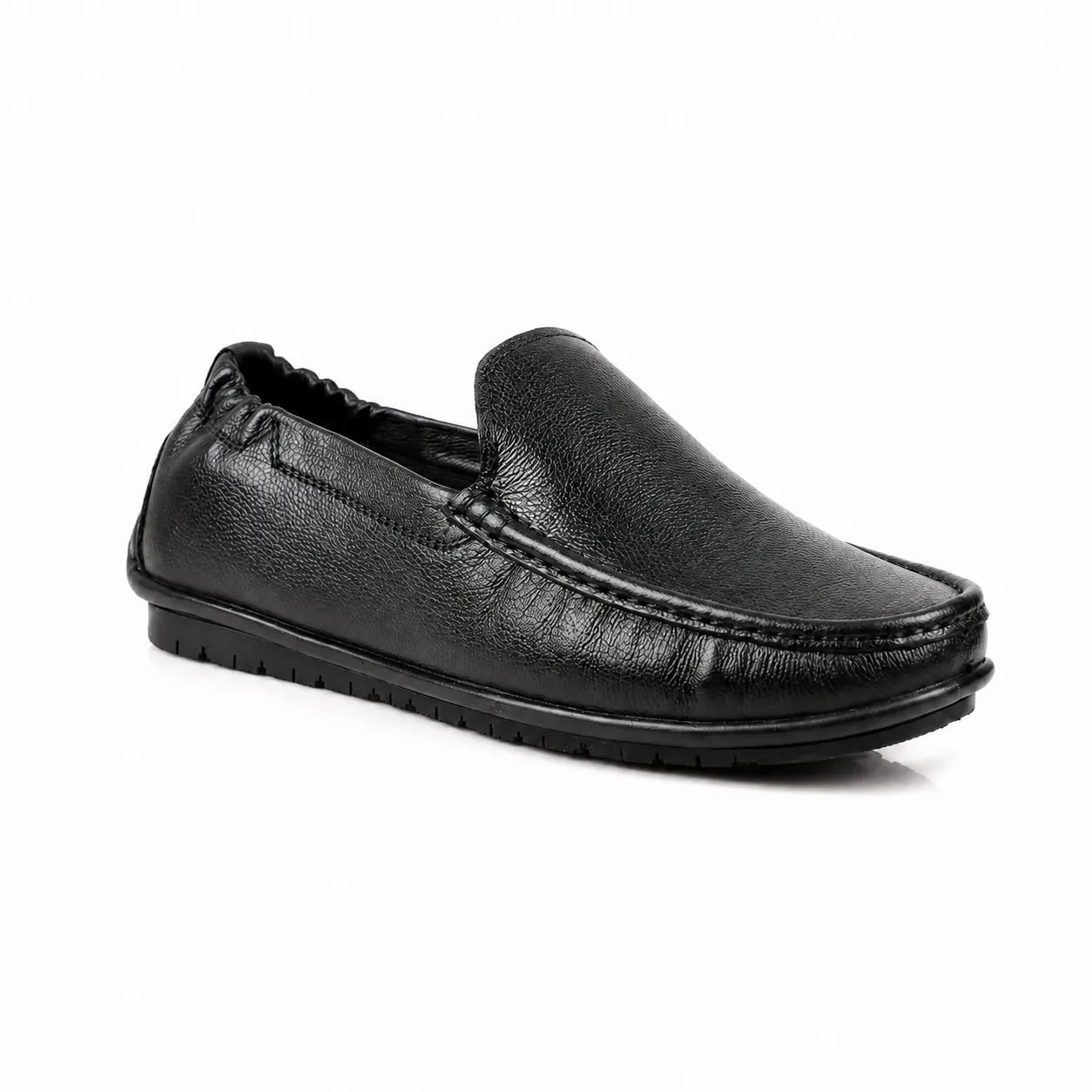 Oxhide Black Loafer Leather Shoes TR-1060-BLK