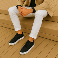 Navy Leather Casual Sneakers-BOM-NEWTON1-NAVY