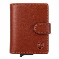 Pull-up Wallet for Men-Full Grain Leather Wallet Brown- SD05 Oxhide