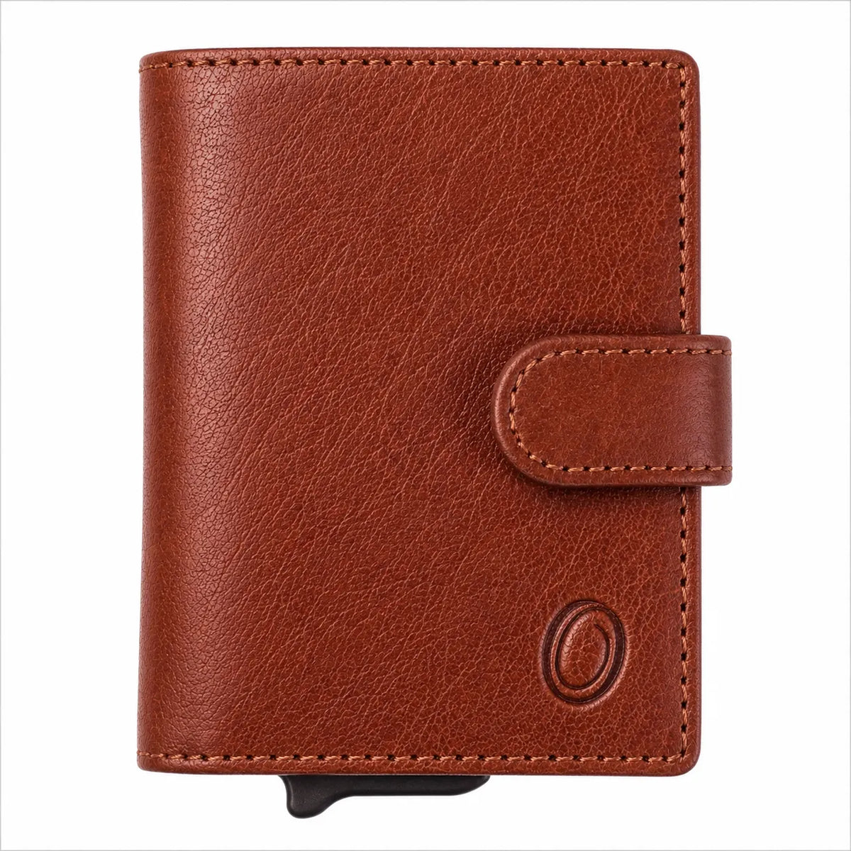 Pull-up Wallet for Men-Full Grain Leather Wallet Brown- SD05 Oxhide