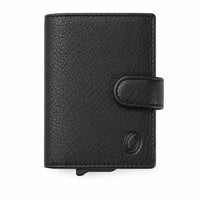 Pull up Wallet for Men -Full Grain Leather Wallet Black- SD05 Oxhide