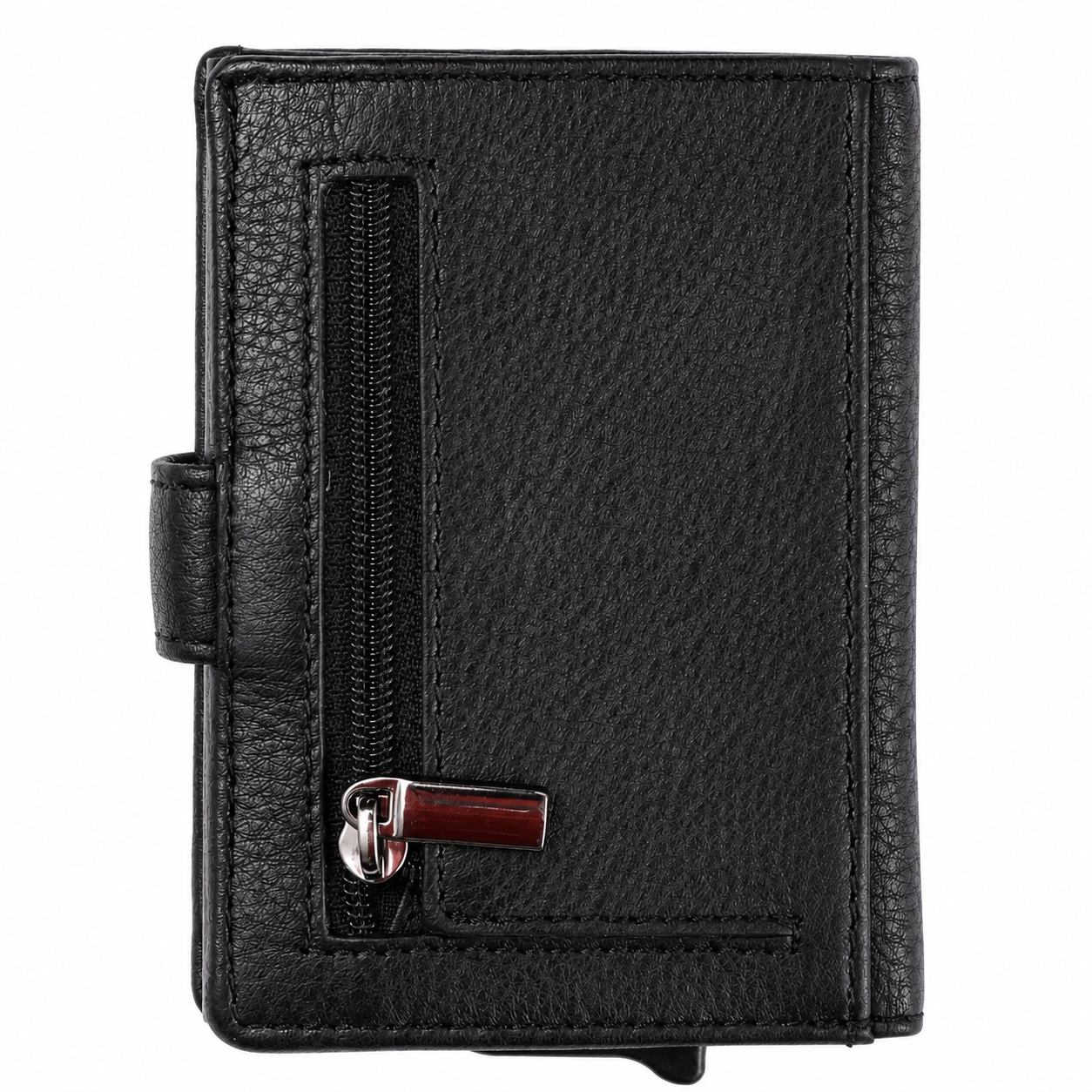 Pull up Wallet for Men -Full Grain Leather Wallet Black- SD05 Oxhide