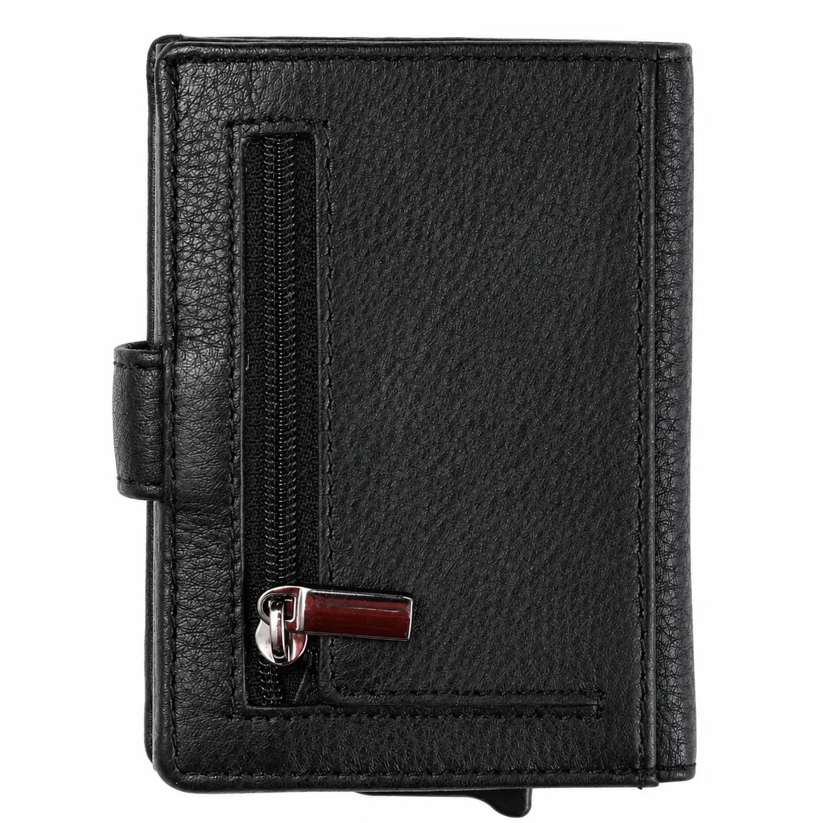 Pull up Wallet for Men -Full Grain Leather Wallet Black- SD05 Oxhide