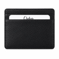 Leather Card Holder -Leather cardholder - Leather Card Case - Leather Card Pouch - Card Sleeve - Oxhide 4181 Black