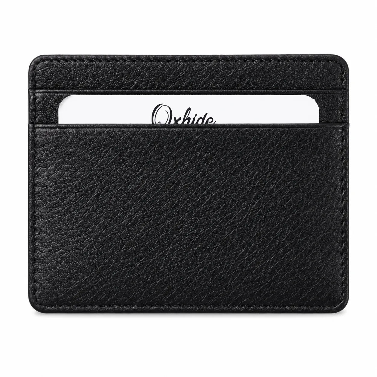 Leather Card Holder -Leather cardholder - Leather Card Case - Leather Card Pouch - Card Sleeve - Oxhide 4181 Black