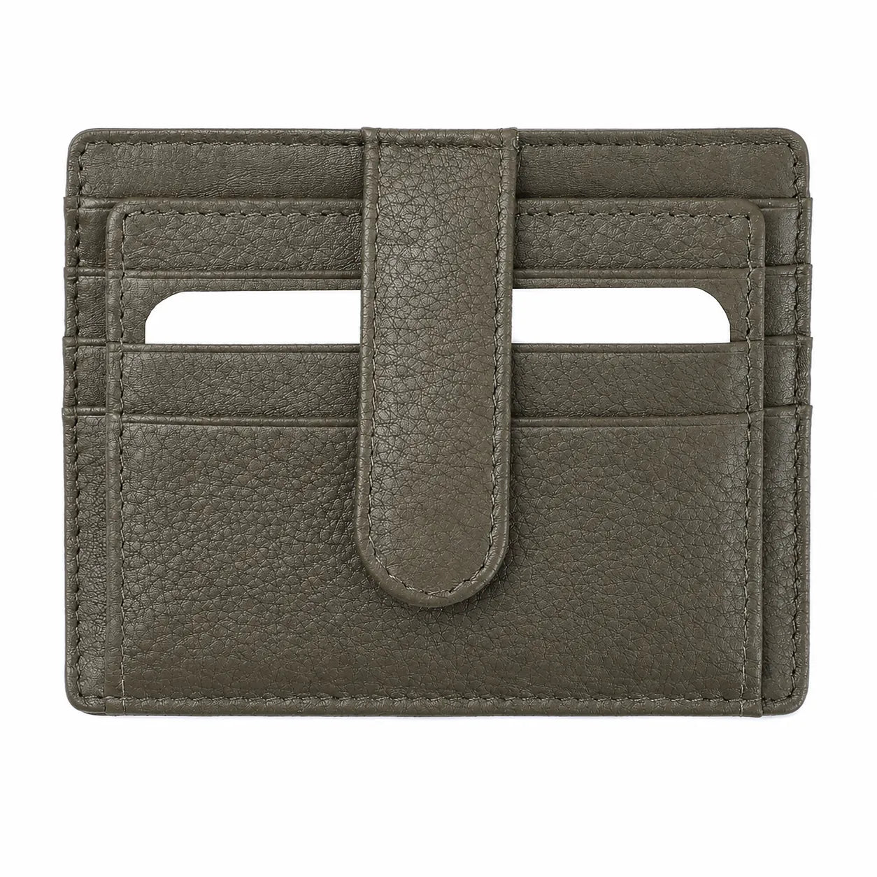 Leather Card Holder -Leather cardholder -Leather Card Case - Leather Card Pouch - Card Sleeve - Oxhide AS4 Green