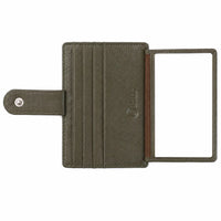 Leather Card Holder -Leather cardholder -Leather Card Case - Leather Card Pouch - Card Sleeve - Oxhide AS4 Green